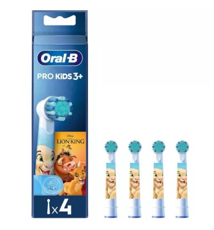 Oral-B – Pro Kids 3+ Disney Brossettes Roi Lion x4 Têtes de Rechange