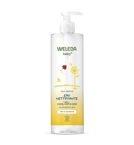 Weleda – Eau Nettoyante Calendula Sans Parfum, 400 ml