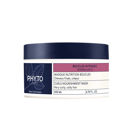 Phyto – Boucles Intenses Masque Nutrition Boucles  Cheveux Frisés, Crépus 250ml