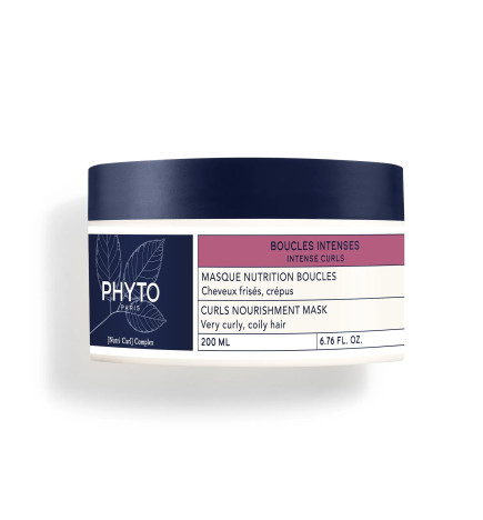 Phyto – Boucles Intenses Masque Nutrition Boucles  Cheveux Frisés, Crépus 250ml