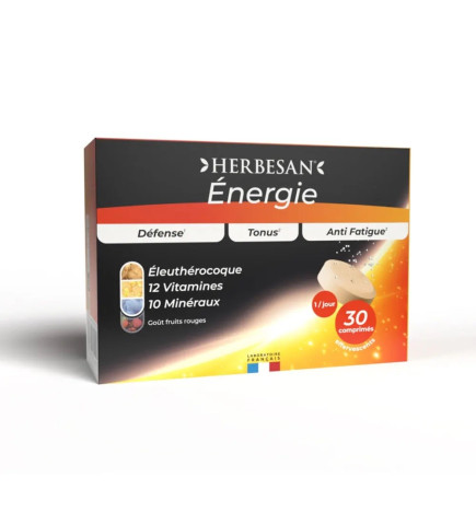 Herbesan – Énergie, 30 comprimés