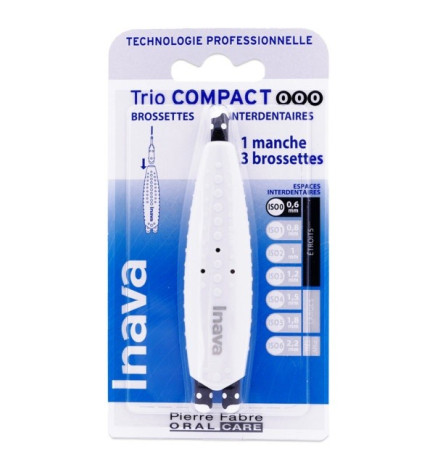 Inava – trio compact, 3 brossettes