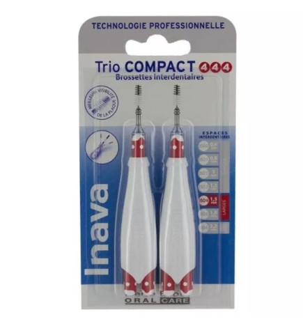 Inava – trio compact, espaces larges ISO 4/4/4, x6 brossettes