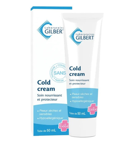 GILBERT – Bébé cold cream soin nourrissant et protecteur peaux sèches et sensibles, 50 ml