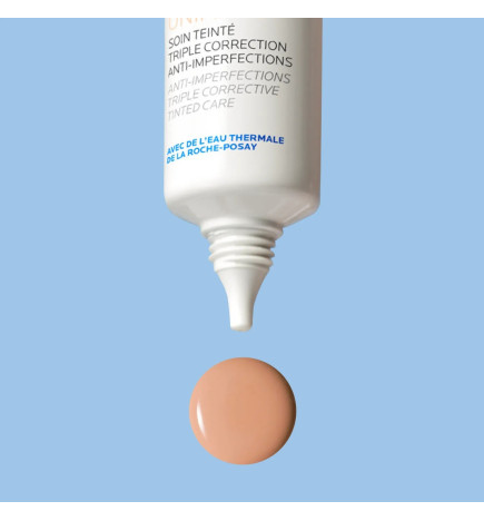 La Roche-Posay – Effaclar Duo+M Unifiant soin triple correction anti-imperfections, teinte medium, 40 ml