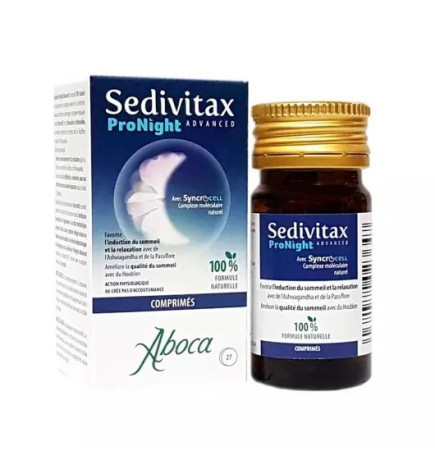 Aboca – Sedivitax ProNight Advanced, complément alimentaire pour le sommeil, 27 comprimés