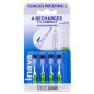 Inava – recharge trio compact, 4 brossettes n°6 (2,2 mm)