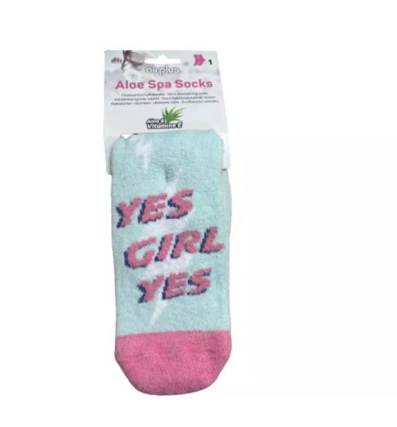 Airplus – Aloe spa chaussettes yes girl yes, taille 36/41