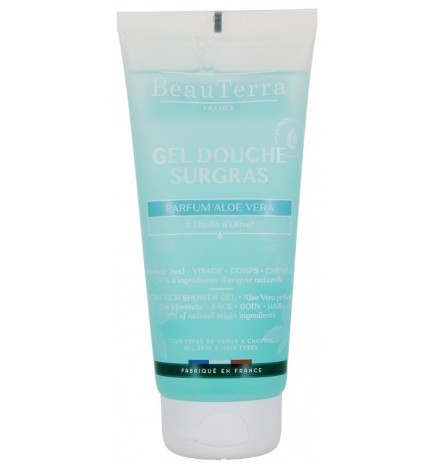 BeauTerra – Gel douche surgras aloe vera, 200 ml