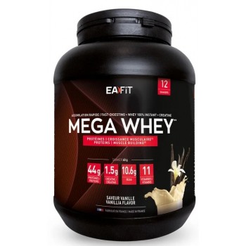 Eafit Construction Musculaire Mega Whey Vanille 750 g