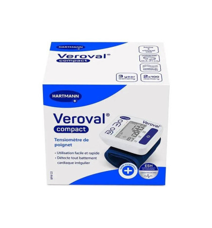 Hartmann – Veroval Compact Tensiomètre de Poignet