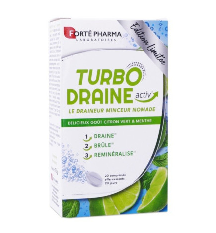 Forté Pharma – Turbo Draine Activ, 20 comprimés