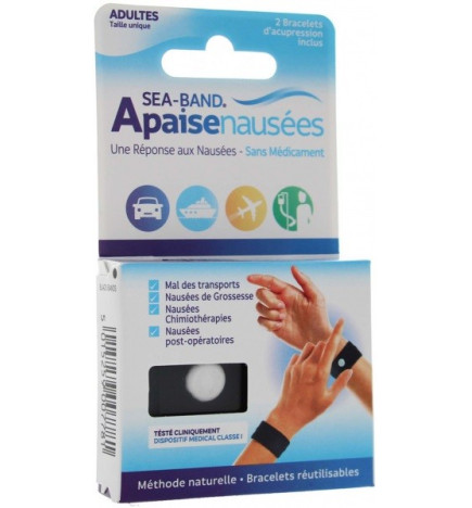 Seaband – Bracelet adulte noir