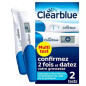 CLEARBLUE – Test de grossesse confirmé 2 fois et daté, x2 tests CLEARBLUE – Test de grossesse confirmé 2 fois et daté, x2 tests