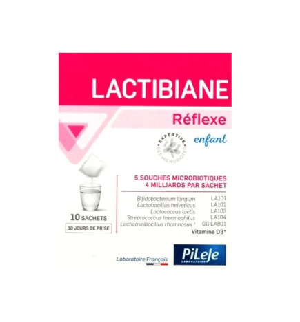 Pileje – Lactibiane Réflexe Enfant x10 Sachets