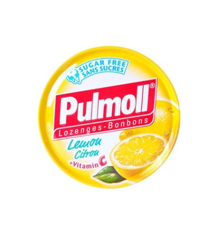 Pulmoll – Citron et Vitamine C Sans Sucres, 45 g