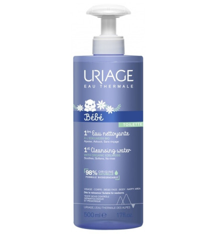 Uriage – Bébé 1ère Eau Nettoyante 500 ml