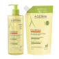 A-DERMA – Exomega Control Huile Lavante Émolliente Anti-Grattage, 500 ml + Eco-Recharge 500 ml