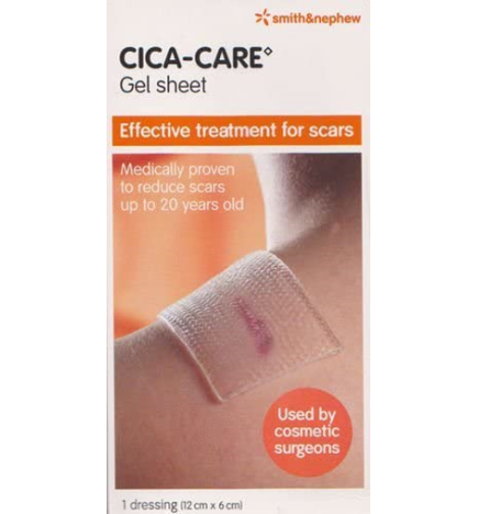 Cica-Care – Plaque gel silicone, 6x12cm