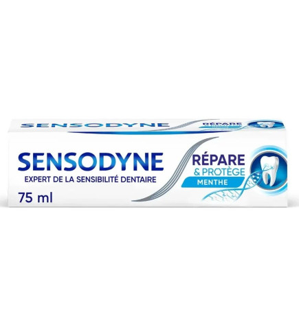 Sensodyne – dentifrice quotidien répare & protège menthe fraîche, 75 ml