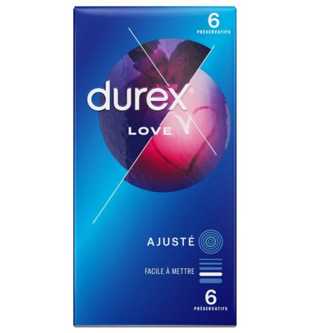 Durex – Préservatifs Love, x6