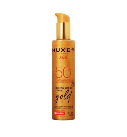 Nuxe – Sun Huile Solaire Or Haute Protection SPF50 150ml