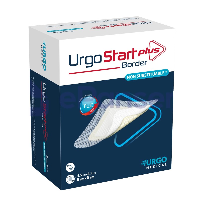 Urgo – UrgoStart Plus Border Pansement Hydrocellulaire Adhésif, pansement