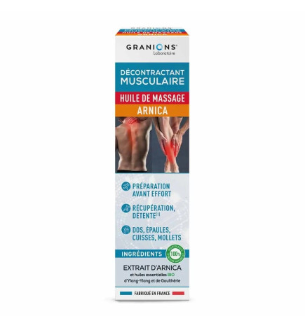 Granions – Décontractant Musculaire Huile De Massage Arnica 100ml