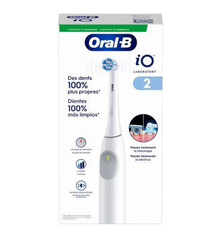 Oral-B – iO Brosse à Dents Électrique Connectée Rechargeable Blanche