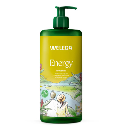 Weleda – Energy Gel Douche Gingembre Énergisant, 750 ml