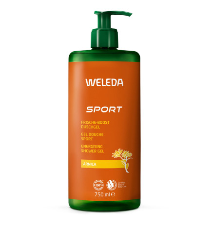 Weleda – Sport Arnica Gel Douche à l’Arnica Bio, 750 ml