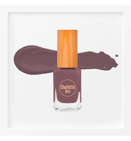 Charlotte Bio – Vernis à ongles brillant taupe, 10 ml