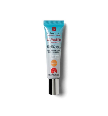 Erborian – CC Water à la Centella gel teint frais perfecteur de peau teinte caramel, 15 ml
