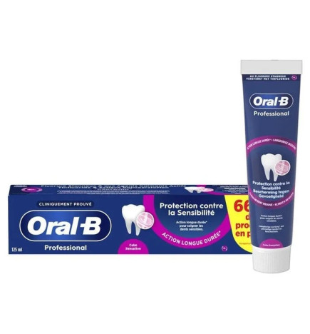 Oral-B – Dentifrice Professionnal Calm Sensation Protection Sensibilité, 125 ml