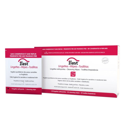 Horus Pharma – Lingettes Nettoyantes Paupières x20 Unités