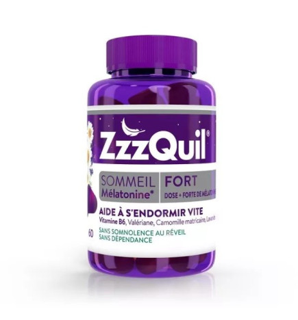 Zzzquil – Sommeil Fort Fruits des Bois, 60 Gommes