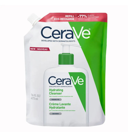 Cerave – body éco-recharge baume hydratant, 454 g