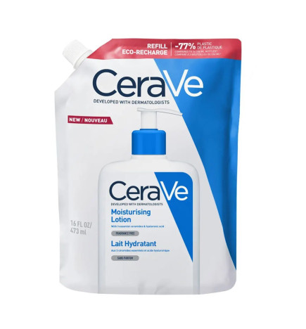 Cerave – body éco-recharge lait hydratant, 473 ml