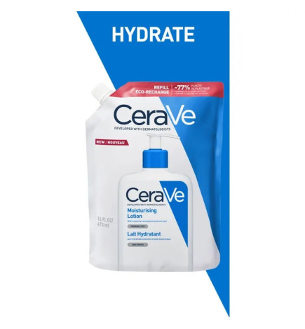 Cerave – body éco-recharge lait hydratant, 473 ml