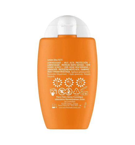 AVENE – Solaire Ultra Fluide SPF 50+ UVB UVA Lumière bleue, 50 ml