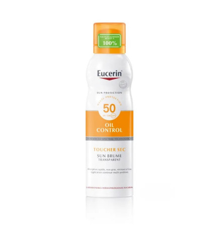 Eucerin – Sun Protection Oil Control Brume Solaire Transparente SPF50 200ml