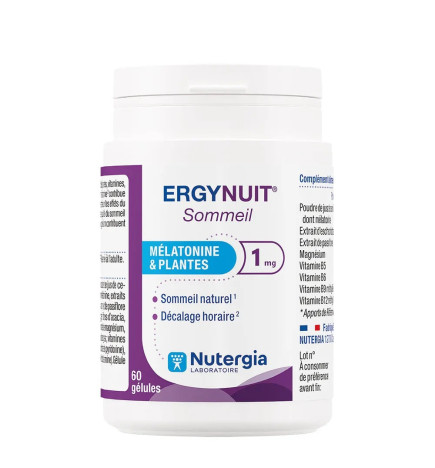Nutergia – ErgyNuit Sommeil Naturel x60 Gélules
