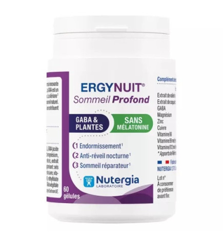 Nutergia – ErgyNuit Sommeil Profond x60 gélules