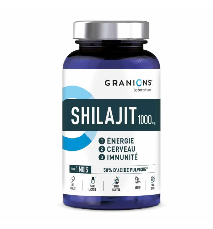 Granions – Shilajit 1000mg x60 gélules