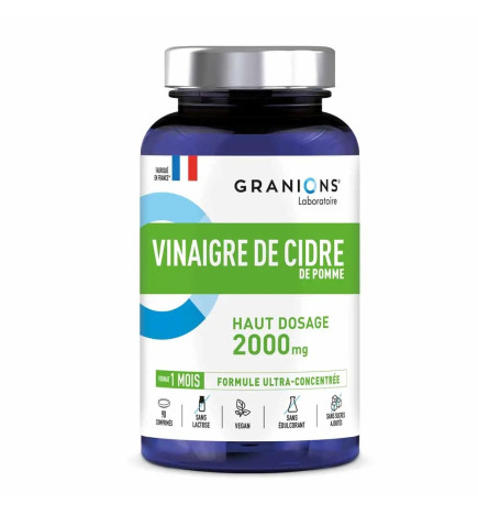 Granions – Vinaigre De Cidre De Pomme 2000mg x90 comprimés