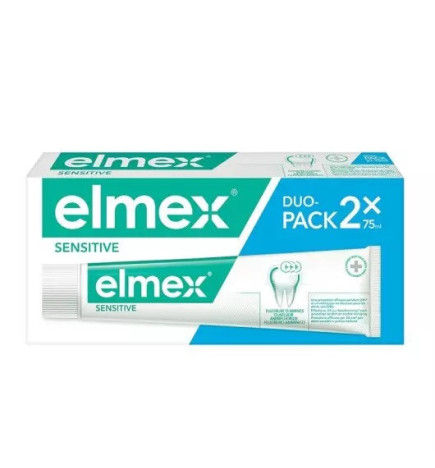 Elmex – Dentifrice Sensitive, 2 x 75 ml