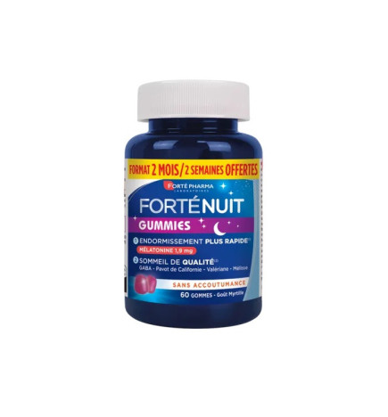 Forté Pharma – Forté Nuit Sommeil, 50 gummies