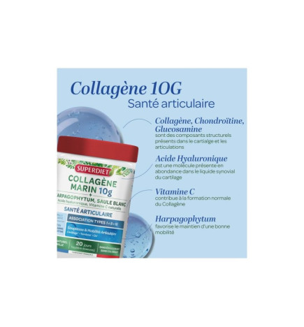 Super Diet – Collagène marin confort articulaire, 220 g