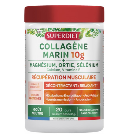 Super Diet – Collagène marin masse musculaire, 240 g