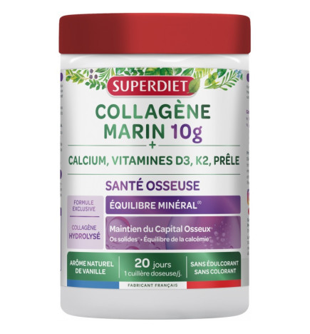 Super Diet – Collagène marin santé osseuse, 240 g